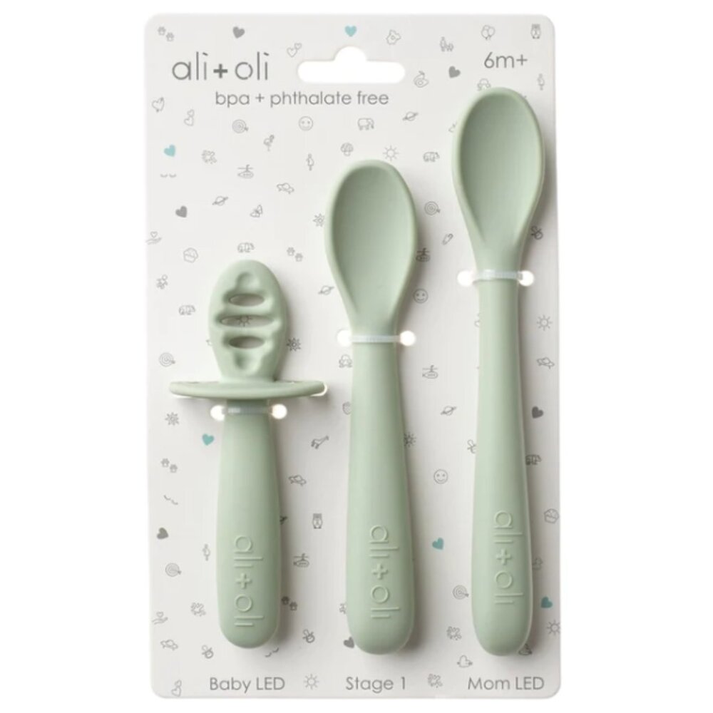 Green Spoon Set for baby (6M+)